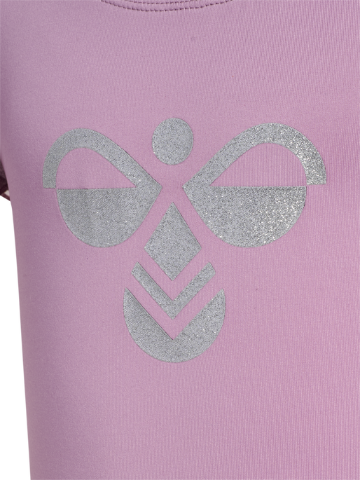 hmlJR MIX GLITTER DRESS, LAVENDER MIST hmlJR MIX GLITTER DRESS, LAVENDER MIST, packshot