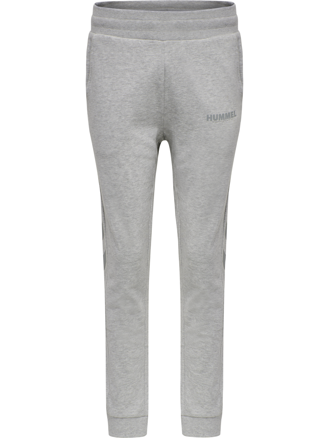 hmlLEGACY WOMAN TAPERED PANTS, GREY MELANGE, packshot
