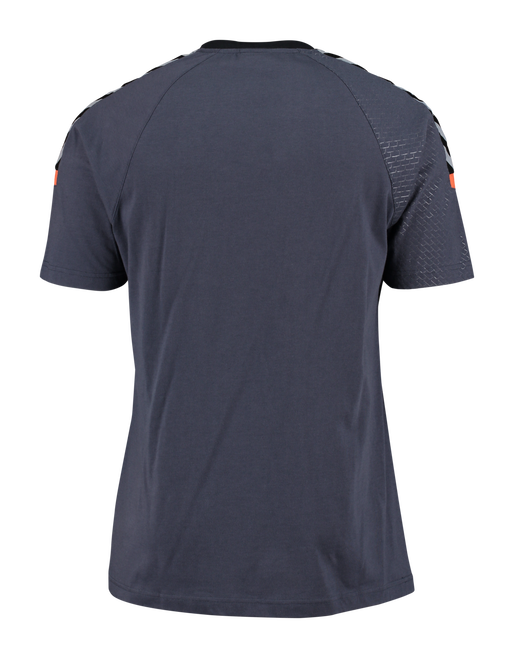 AUTHENTIC CHARGE SS TRAINING JERSEY, OMBRE BLUE/NASTURTIUM, packshot