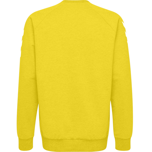 HMLGO COTTON SWEATSHIRT, SPORTS YELLOW, packshot