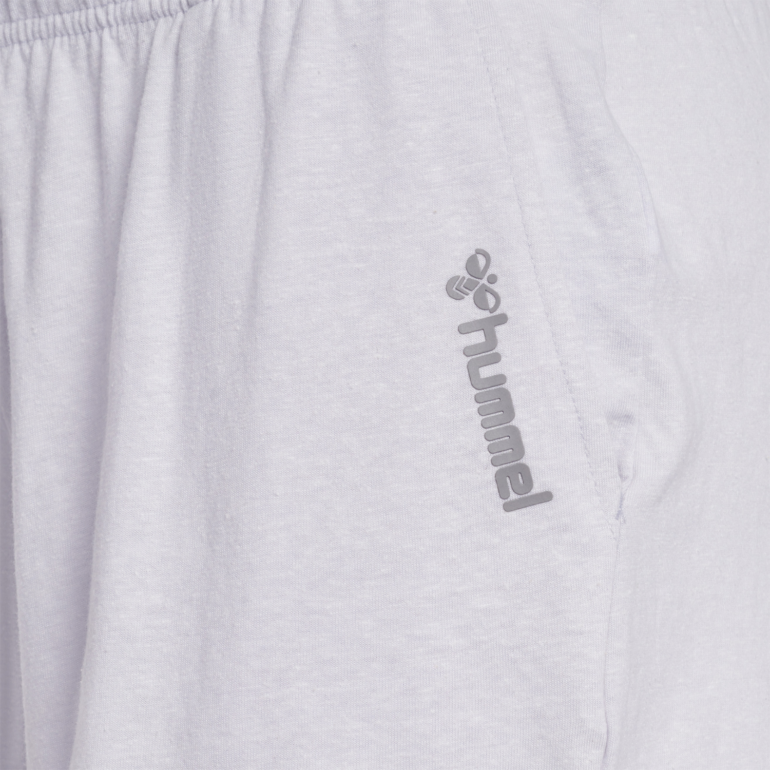 hmlZANDRA SHORTS, LIGHT GREY MELANGE, packshot