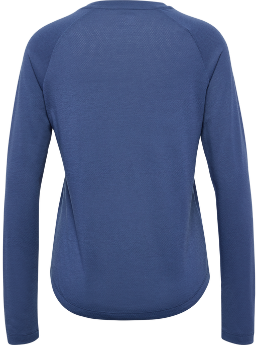 hmlMT VANJA T-SHIRT L/S, BLUE INDIGO, packshot