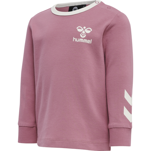 hmlMAULE T-SHIRT L/S, HEATHER ROSE, packshot