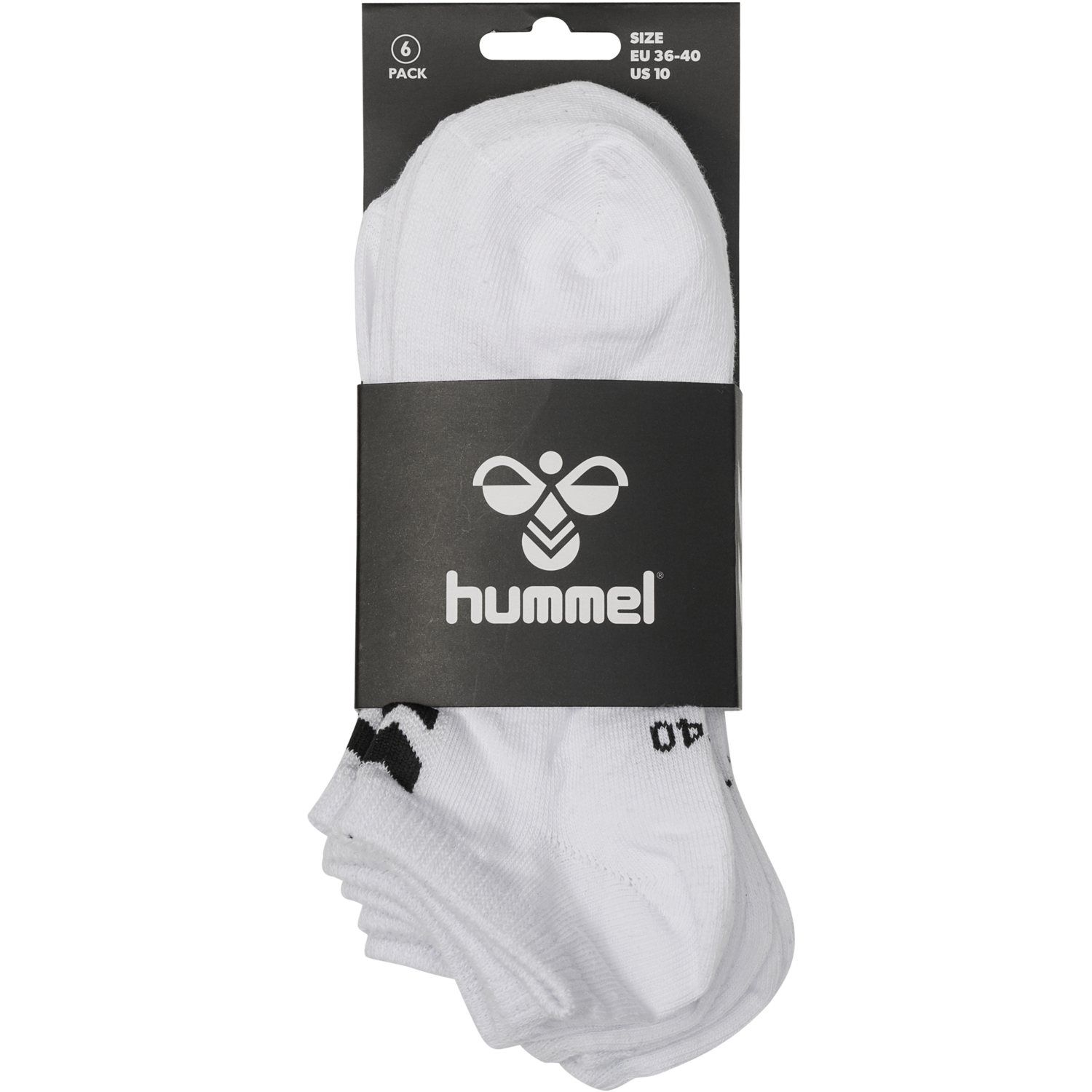 hmlCHEVRON 6-PACK ANKLE SOCKS, WHITE, packshot