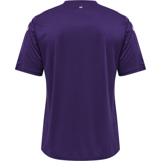 hmlCORE XK POLY JERSEY S/S, ACAI, packshot