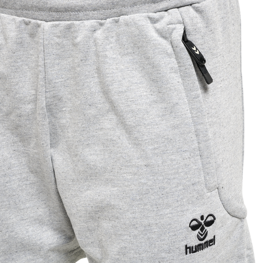 hmlMOVE GRID COTTON SHORTS WOMAN, GREY MELANGE, packshot