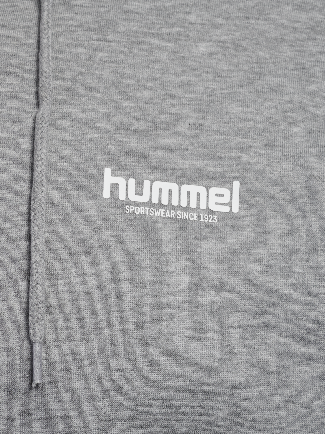 hmlLEGACY 2.0 ZIP HOODIE, GREY MELANGE, packshot