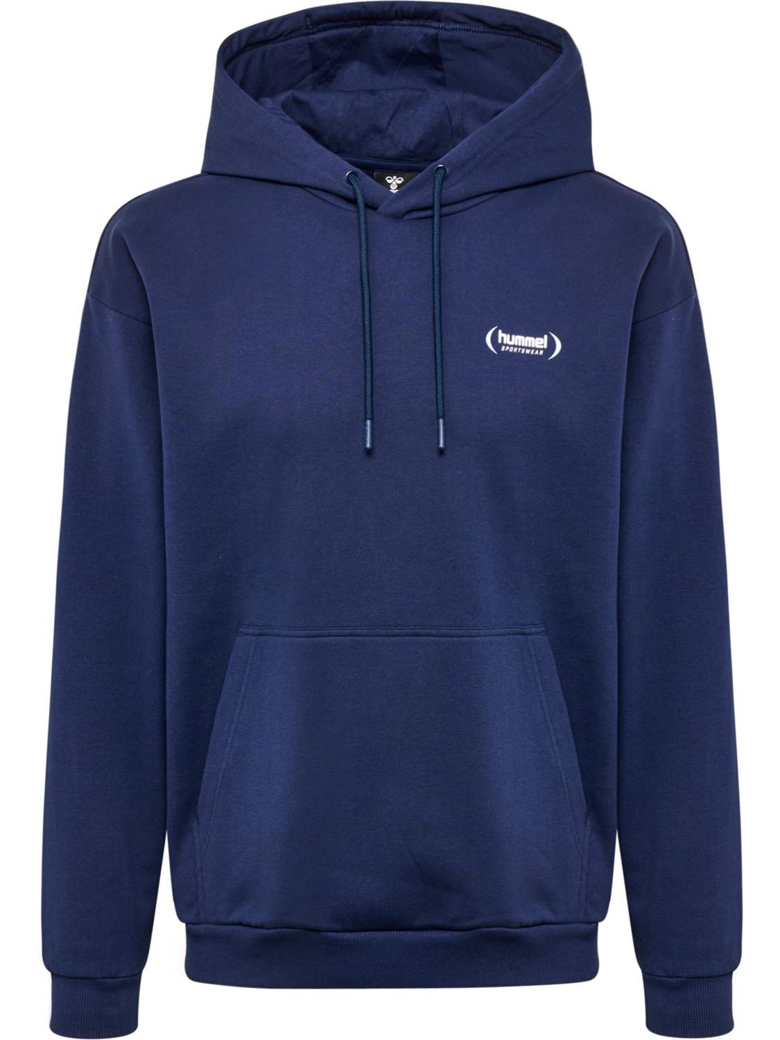 hmlFELIX LOOSE HOODIE, DRESS BLUES, packshot