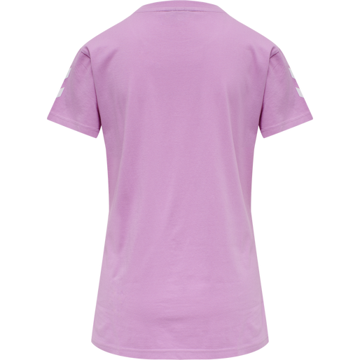 HUMMEL GO COTTON T-SHIRT WOMAN S/S, ORCHID, packshot