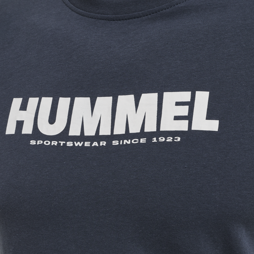 hmlLEGACY 2-PACK T-SHIRT, GREY MELANGE/BLUE NIGHTS hmlLEGACY 2-PACK T-SHIRT, GREY MELANGE/BLUE NIGHTS, packshot