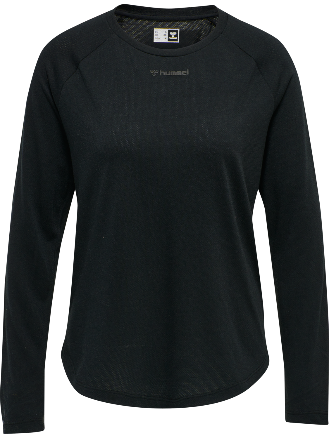 hmlMT VERA T-SHIRT L/S, BLACK, packshot