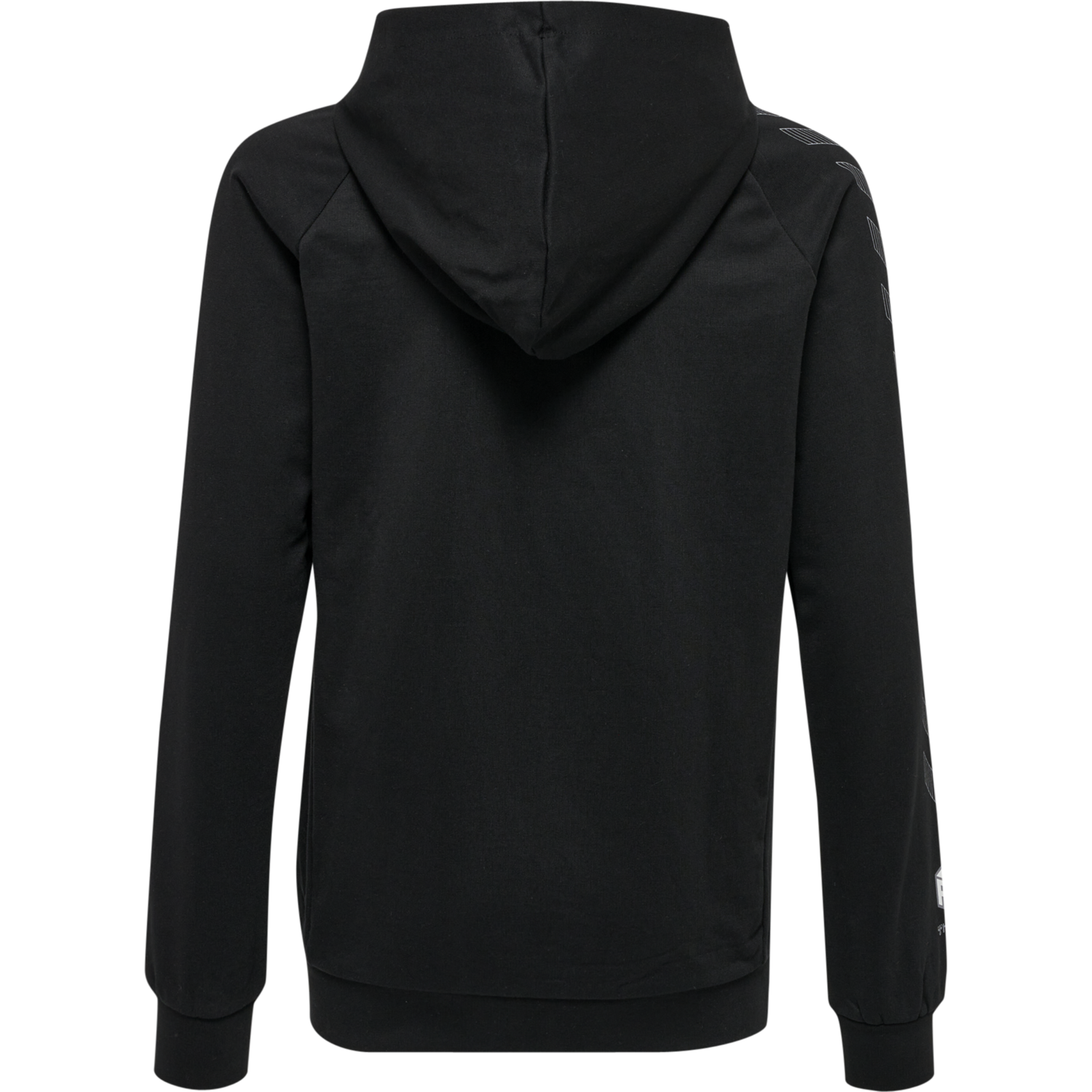 hmlMOVE GRID COTTON ZIP HOODIE KIDS, BLACK, packshot