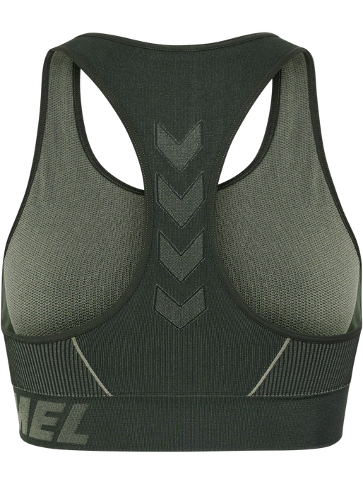 hmlTE CHRISTEL SEAMLESS SPORTS TOP, CLIMBING IVY/SEAGRASS MELANGE hmlTE CHRISTEL SEAMLESS SPORTS TOP, CLIMBING IVY/SEAGRASS MELANGE, packshot