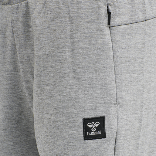 hmlESSI TAPERED PANTS, GREY MELANGE, packshot