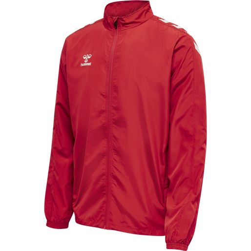 hmlCORE XK MICRO ZIP JACKET, TRUE RED, packshot