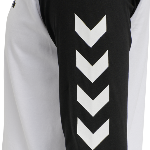 hmlLEGACY BLOCKED T-SHIRT L/S, WHITE hmlLEGACY BLOCKED T-SHIRT L/S, WHITE, packshot