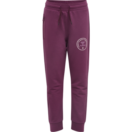 hmlMATH PANTS, AMARANTH, packshot