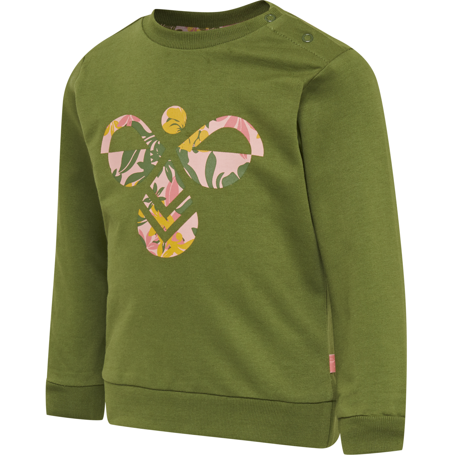 hmlLIME SWEATSHIRT, PESTO, packshot