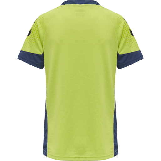 hmlLEAD S/S POLY JERSEY WOMEN, LIME PUNCH, packshot