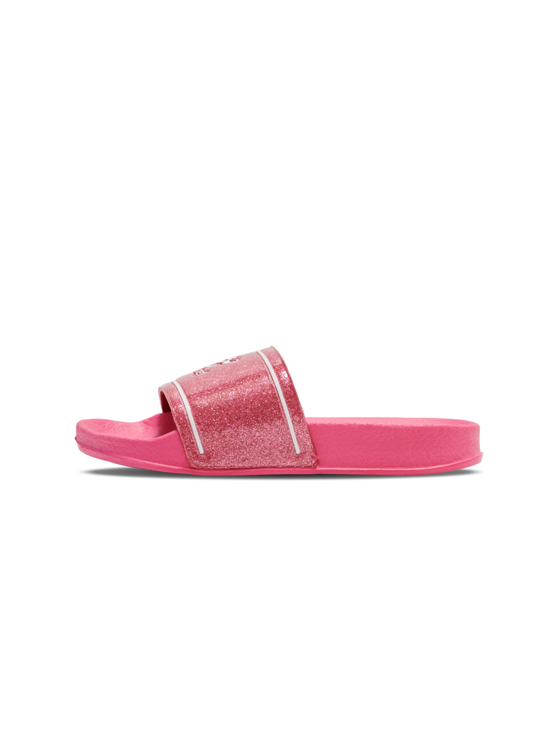 POOL SLIDE GLITTER JR, RASPBERRY, packshot