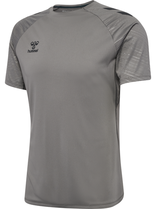 hmlPRO TRAINING JERSEY S/S, STEEL GRAY hmlPRO TRAINING JERSEY S/S, STEEL GRAY, packshot