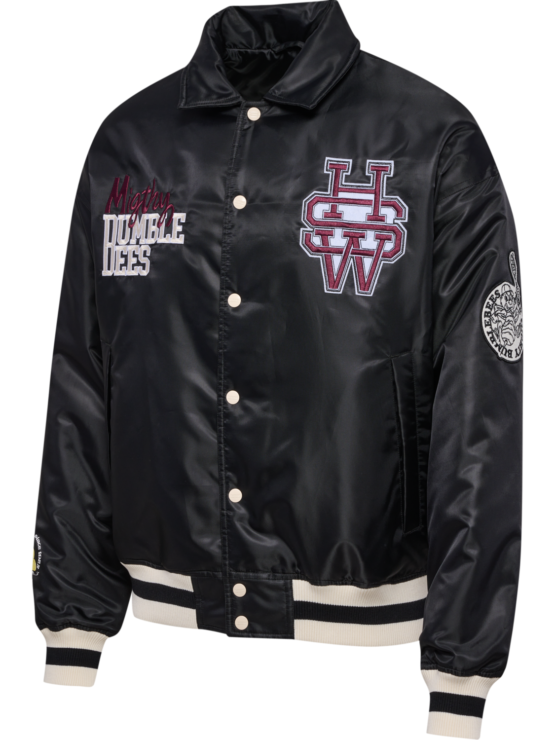 hmlLETTERMAN JACKET SPORTSWEAR, BLACK, packshot