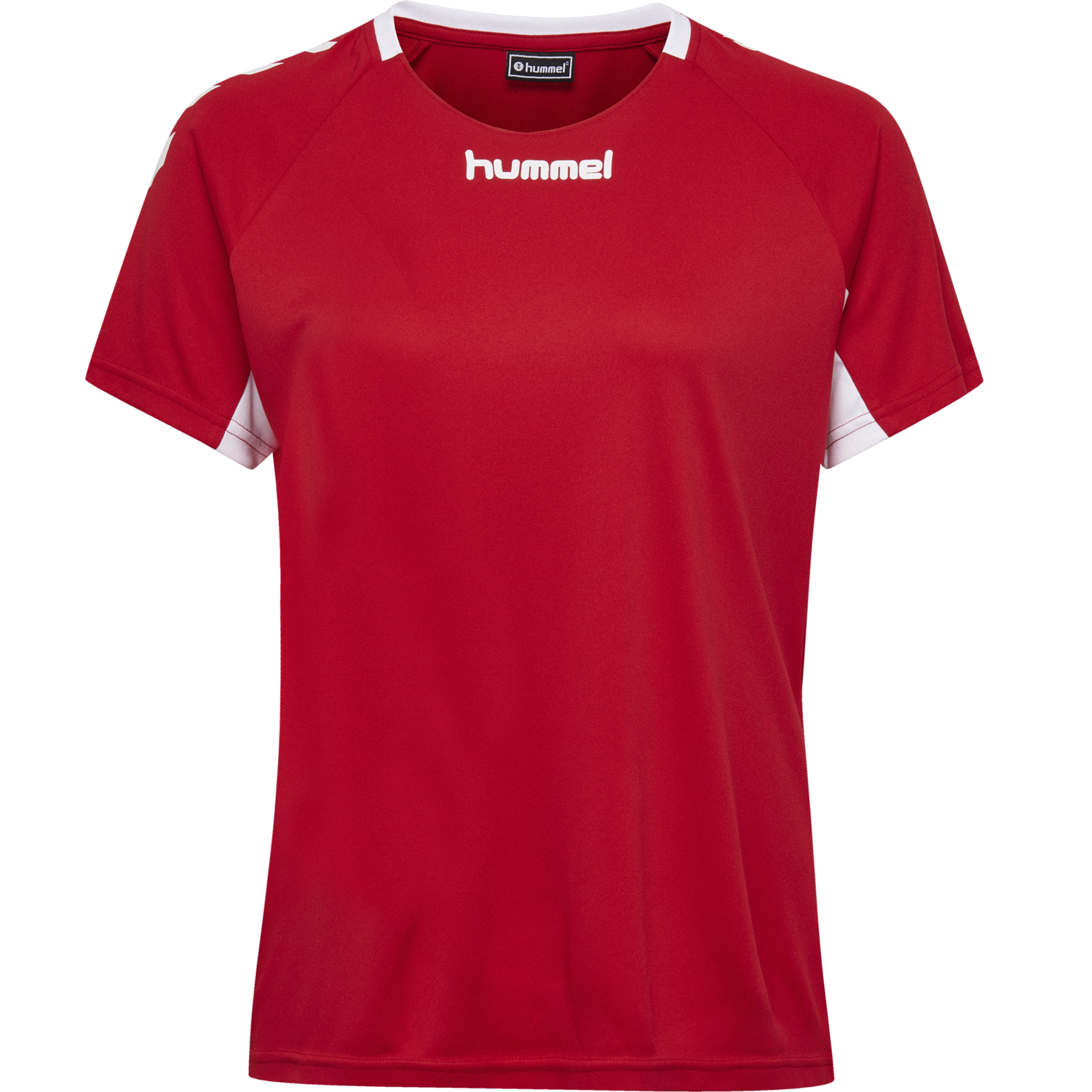 CORE TEAM JERSEY WOMAN S/S, TRUE RED, packshot