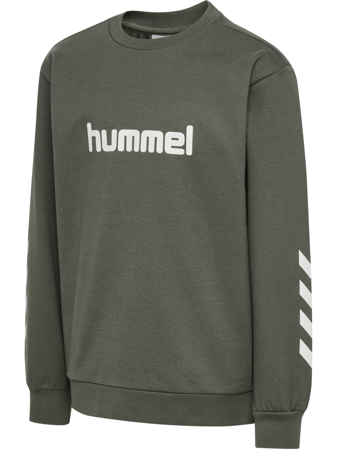 hmlJR REG LOGO SWEATSHIRT, CASTOR GRAY, packshot
