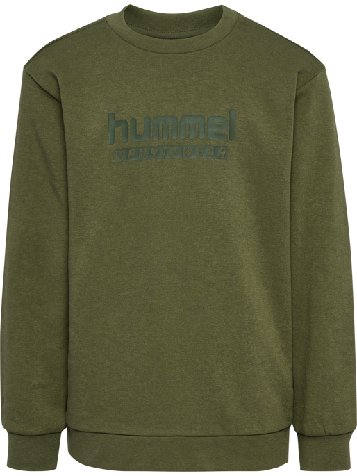 hmlJR BASE SWEATSHIRT, WINTER MOSS, packshot
