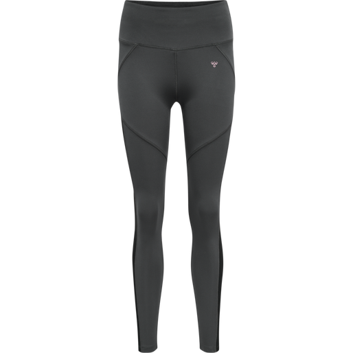 hmlNORMA HIGH WAIST TIGHTS, ASPHALT, packshot