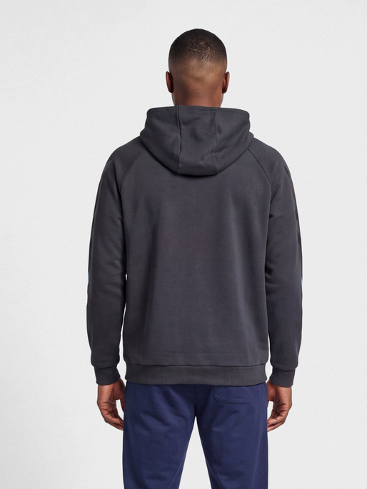 hmlOVERSIZED HOODIE SW EL PASO, EBONY, model