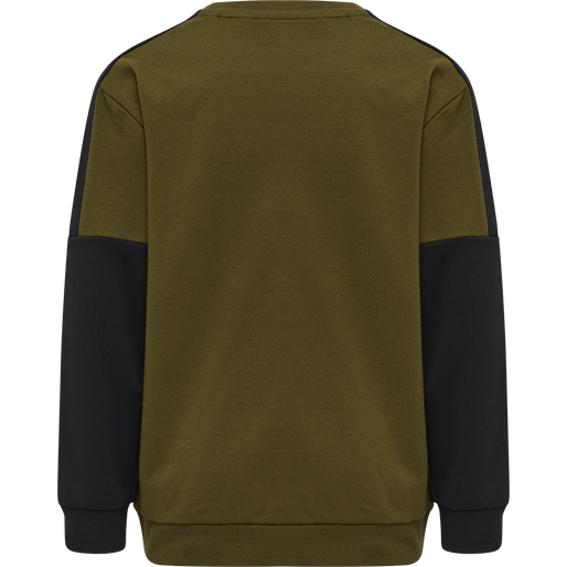 hmlEDWARD SWEATSHIRT, DARK OLIVE hmlEDWARD SWEATSHIRT, DARK OLIVE, packshot