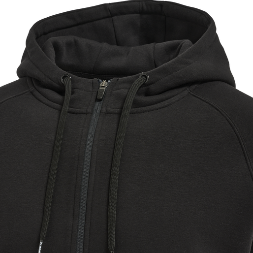 hmlRED CLASSIC ZIP HOODIE, BLACK, packshot