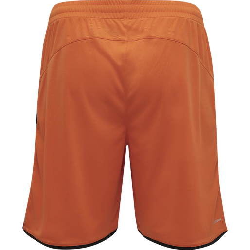 hmlAUTHENTIC POLY SHORTS, TANGERINE, packshot