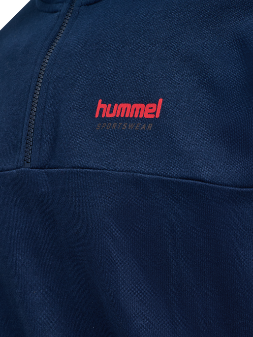 hmlOVERSIZED HALFZIP SPORTSWEAR, DRESS BLUES hmlOVERSIZED HALFZIP SPORTSWEAR, DRESS BLUES, packshot