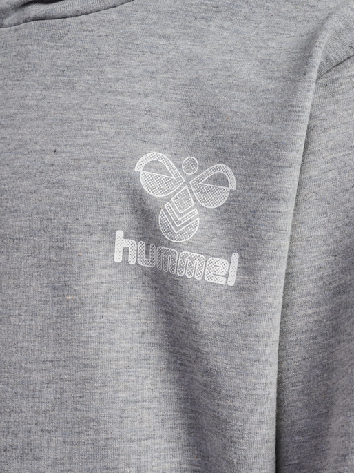 hmlPROUD HOODIE, GREY MELANGE, packshot