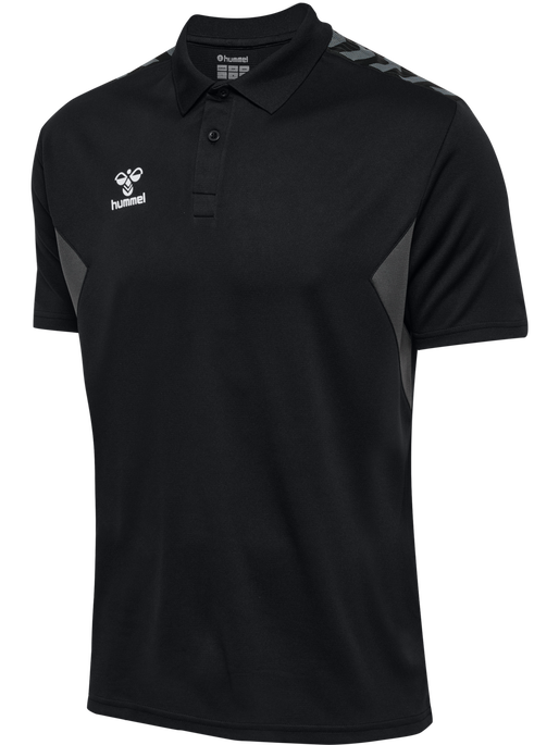 hmlAUTHENTIC FUNCTIONAL POLO, BLACK, packshot