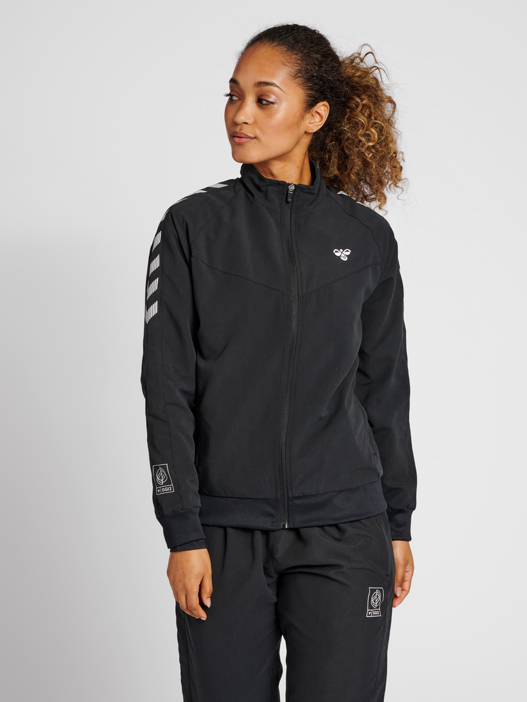 hummel GG12 TRACK JACKET WOMAN BLACK hummelsport