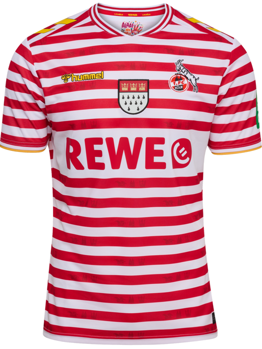 1FCK 25/26 KARNEVAL JERSEY S/S, WHITE/TRUE RED 1FCK 25/26 KARNEVAL JERSEY S/S, WHITE/TRUE RED, packshot