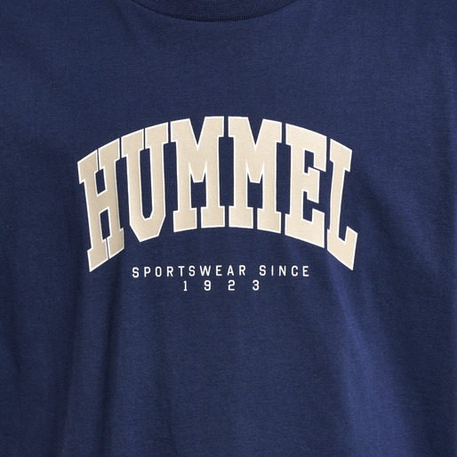 hmlFAST T-SHIRT S/S, BLACK IRIS, packshot