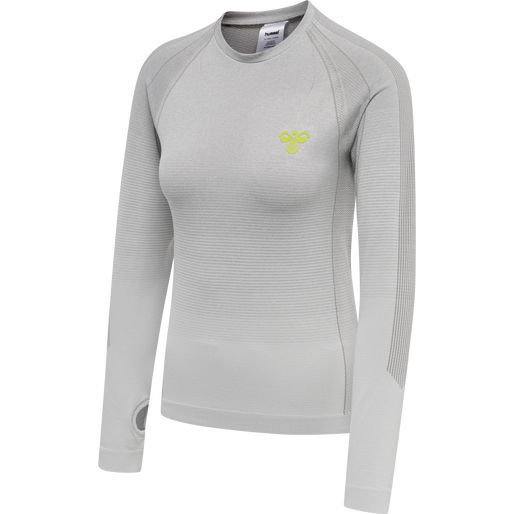 hmlGG12 TRAINING SEAMLESS L/S WOMAN, ALLOY MELANGE, packshot