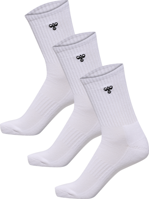 hml3-PACK SOCKS BEE, WHITE/WHITE hml3-PACK SOCKS BEE, WHITE/WHITE, packshot