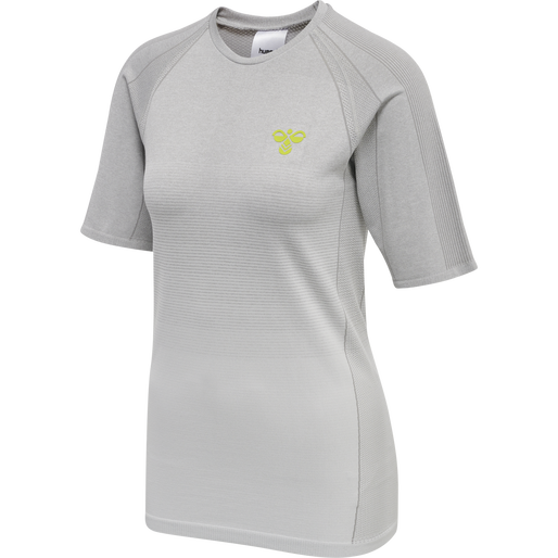 hmlGG12 TRAINING SEAMLESS S/S WOMAN, ALLOY MELANGE, packshot