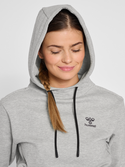 hummel OFFGRID HOODIE WO GREY MELANGE hummelsport