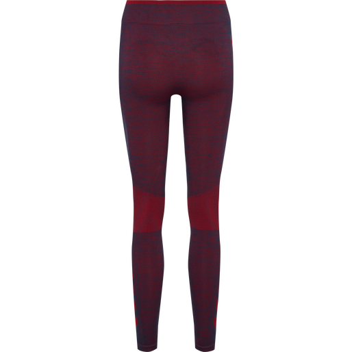 hmlMT ALY SEAMLESS HW TIGHTS, INSIGNIA BLUE/CABERNET MELANGE, packshot