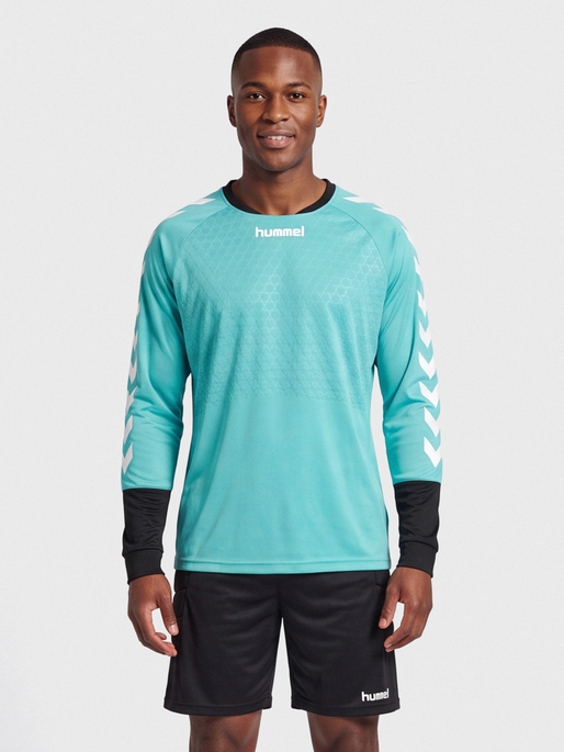 ESSENTIAL GK JERSEY, SCUBA BLUE, model