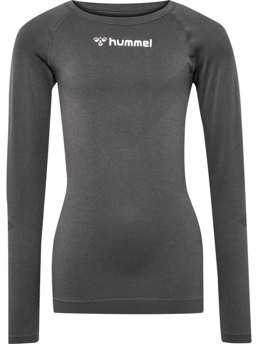hmlBL COMFORT 2.0 TEE L/S KIDS, ASPHALT hmlBL COMFORT 2.0 TEE L/S KIDS, ASPHALT, packshot