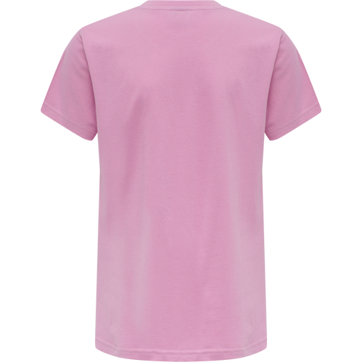 HUMMEL GO KIDS COTTON LOGO T-SHIRT S/S, COTTON CANDY HUMMEL GO KIDS COTTON LOGO T-SHIRT S/S, COTTON CANDY, packshot