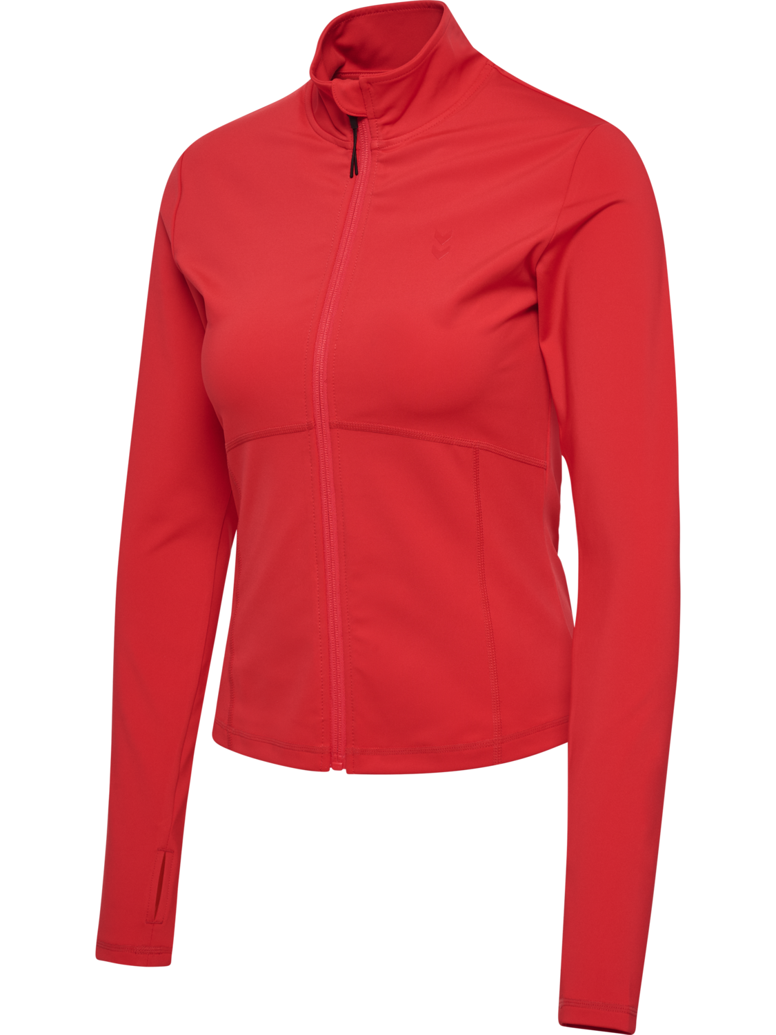 hmlPRIMA W ZIP BLOUSE, CHINESE RED, packshot