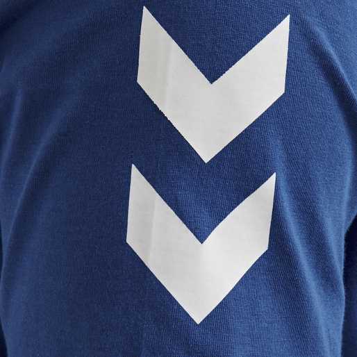 HUMMEL GO COTTON T-SHIRT S/S, TRUE BLUE, packshot